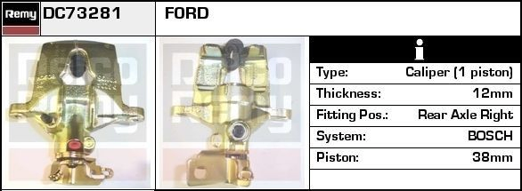  Суппорт задний правый Ford Mondeo 3